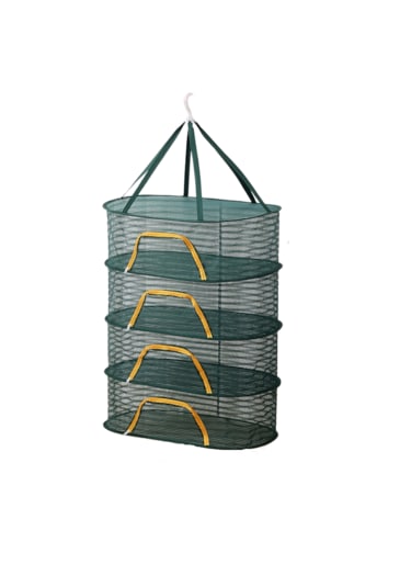 4 Katlı Kurutma Filesi Sinek Kafesi Katlanabilir-yeşil