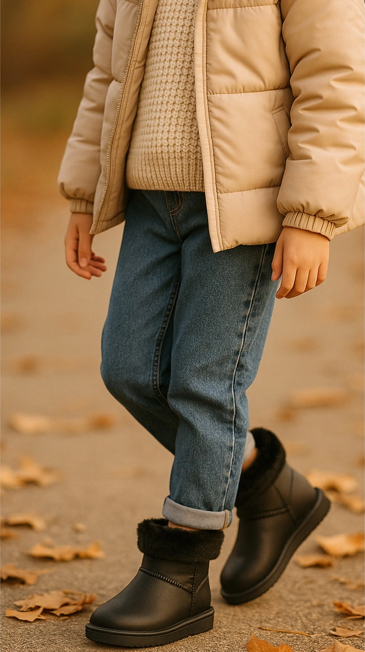 Çocuk Kışlık Kar Yağmur Botu Su Geçirmez, Peluş Astarlı, Eva W10290-225 Tokio Borreguito Modeli Siyah Çocuk Kışlık Kar Yağmur Botu Su Geçirmez, Peluş Astarlı, Eva W10290-225 Tokio Borreguito Modeli Siyah