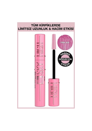 Maybelline New York Lash Sensational Sky High Pink Air Maskara