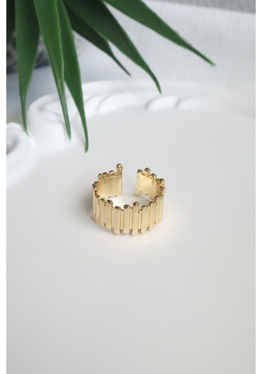 Demokan Düz Sütun Model Ayarlanabilir Yüzük Çok Renkli