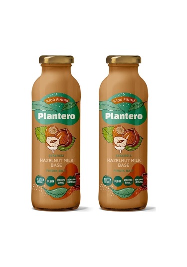 2'li Set Fındık Sütü Bazı Konsantre Bitkisel Süt 250gr, 6 Lt Süt, %100 Fındık, 25 Bardak E