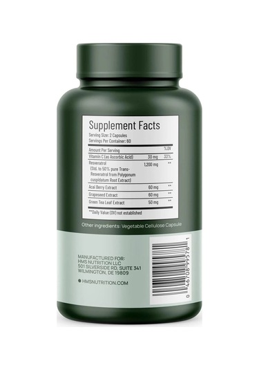 Resveratrol 120 Kapsül