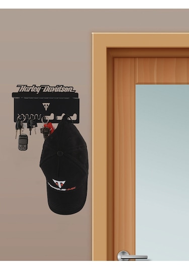 Torque-MX Metal Dekoratif Anahtar Askısı EA14 Siyah