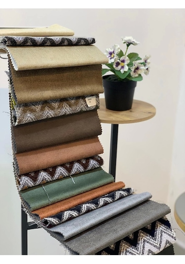 Nivemeshome Sarı Kahve Kırlent Kılıfı 45x45 Çok Renkli