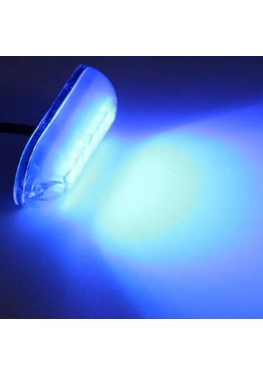 Leezsing Mavi Renkli 3w Dc 12v Su Altı Aydınlatma Lambası Pc Malzeme, -20 +45 Çalışma Sıcaklığı Mavi