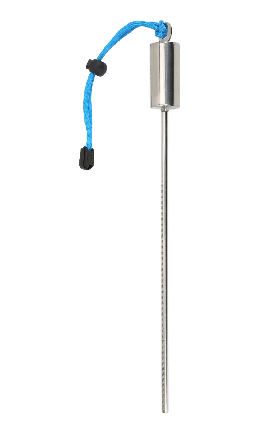 Vkemall Stainless Steel Su Altı Dalış Çubuğu 30cm - Ölçülü, Sesli, El Teli İle Pembe - Derin Deniz Gözlem Aracı Pembe