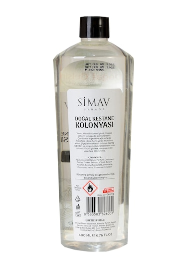 Simav Synaus Termal Sulu Kolonya Seti 5'li 400  ML