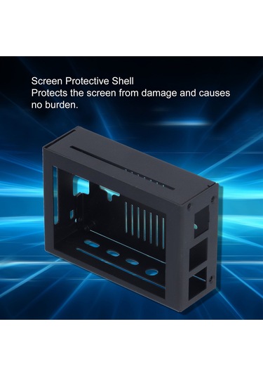 Gajeena Raspberry Pi 4/4b İçin Aluminyum Ekran Koruyucu Kasa - Soğutma Özelliği, Kolay Kurulum, Dayanıklı Metal Kasa