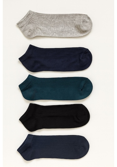 Plus Scorpion Erkek Pamuklu Çorap 5 Li Paket 40-44 Numara Farklı Renk Kombinasyonları Nefes Alabilir Günlük Ve Spor Kullanım Çok Renkli