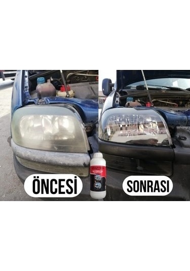 Kraftech Buharlı Araba Far Temizleme Far Parlatma Seti N11.2984