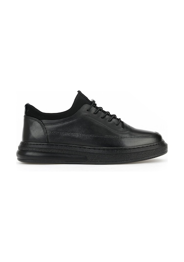 Ziya Erkek Hakiki Deri Sneaker 161423z88 Siyah 161423z88 000 40