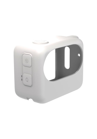 Xindoker Insta360 Go 3 İçin Silikon Kamera Kılıfı - Çizilmeye Karşı Koruma Beyaz/kırmızı/siyah