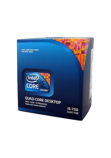 Intel Core i5-750 2.66 GHz LGA1156 8 MB Cache 95 W Box İşlemci