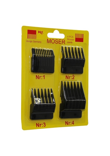 Moser 4 Parça Makine Tarak Set 3877