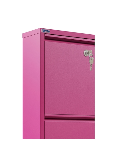 Ceha Kilitli 4'lü Metal Ayakkabılık Pembe - K.AYK-4 /AB4010/KL Pembe