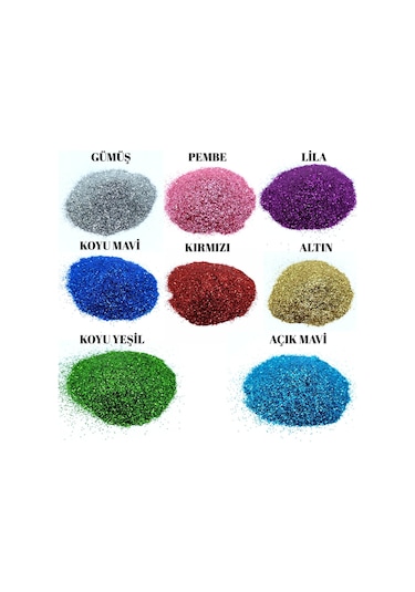 TOZ SİM 8 RENK SET (SET FİYATIDIR 120 GR)