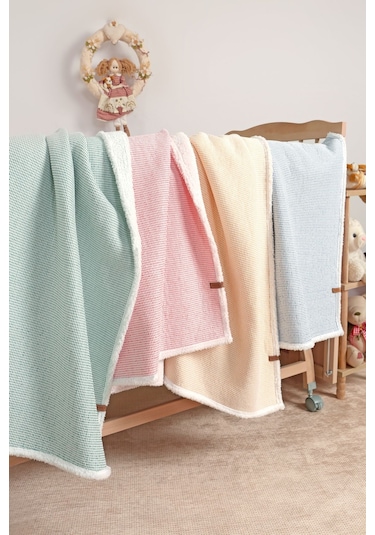 Pouf Bebek Battaniye 80x100 CM Alize Sarı Renkli