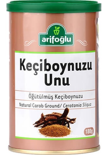 Arifoğlu Öğütülmüş Keçiboynuzu Unu Teneke 2 x 180 G