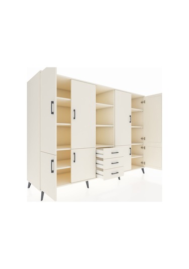 Kronos Dolap 11 Raflı 3 Çekmeceli 8 Kapaklı 220x59x163 Aytaşı-ayt Aytaşı-aytaşı