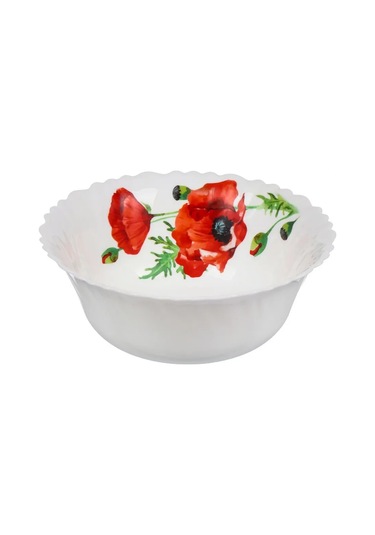 Daniks Cam Seramik Yemekte Bozukluk, Yuvarlak, 18 Cm, 0.8 Lt 207410838 Beyaz