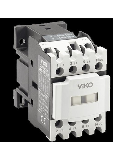 Viko Kontaktör Mini 9 Amper 1nc Ac Bobinli-vtc-09/01/s
