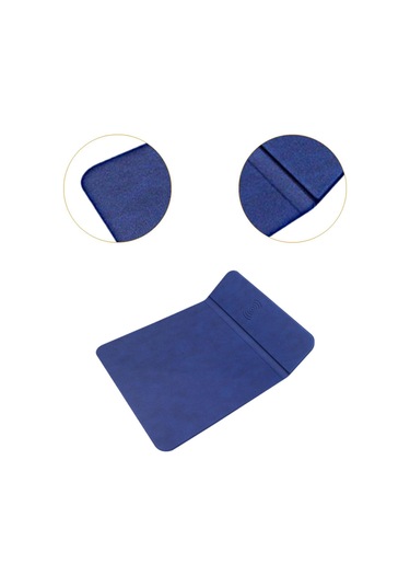 Homyl Kablosuz Şarj Pedi Standı Akıllı Telefon Mavi