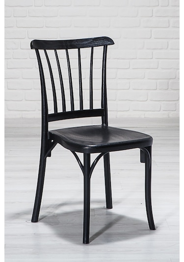 Violet Home Mutfak Sandalyesi 4 Adet Siyah