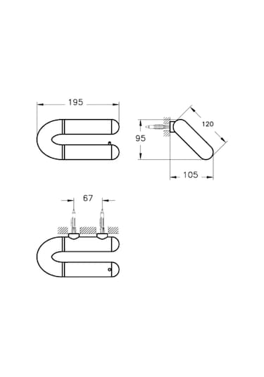 VitrA Liquid A44565 Tuvalet Kağıtlığı, Krom