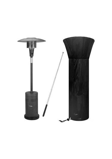 Ximistore9 210d Oxford Çatı Isıtıcı Kılıfı - Su Geçirmez, Yırtılmaya Dayanıklı, Uv Koruma, Zip Ve Çekmecikli, Siyah 226x85x48cm