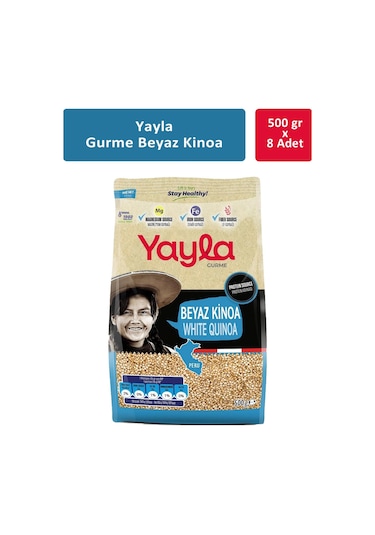 Yayla Gurme Beyaz Kinoa 8 x 500 G