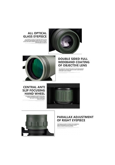 Monoküler Teleskop Yüksek Güç 60x60/80x80/20x50 Çift Tüp/zoom Dürbünleri