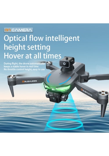 A17 Drone, Katlanabilir, Akıllı 4k Kameralı,360 Derece Roll, Havada Sabitlemeli Yüksek Hızlı Drone -1446