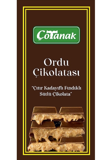 Çotanak Ordu Çikolatası 100 Gr-109