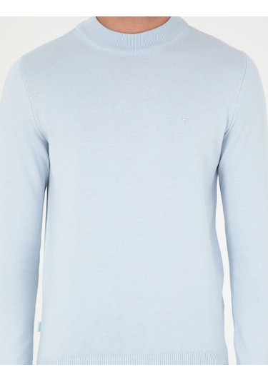 Pierre Cardin Erkek Açık Mavi Kazak /triko 50296564-vr003 Açık Mavi