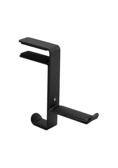 Fastbuy Metal Masaüstü Kulaklık Tutucu, Açısı Ayarlanabilir, Kayma Önleyici Pu Yastık, Siyah
