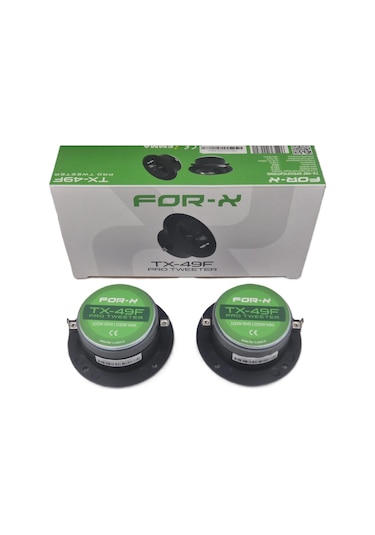 For-x Dome Tweeter 10cm - Pro 200w 100 Rms Tiz - For-x Tx-49f 10cm Dome Tweeter