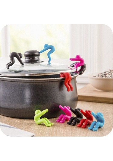 Reedark Çift Paketli Silikon Çok Amaçlı Tutucu - Telefon Tutucu Ve Taşma Önleyici Siyah