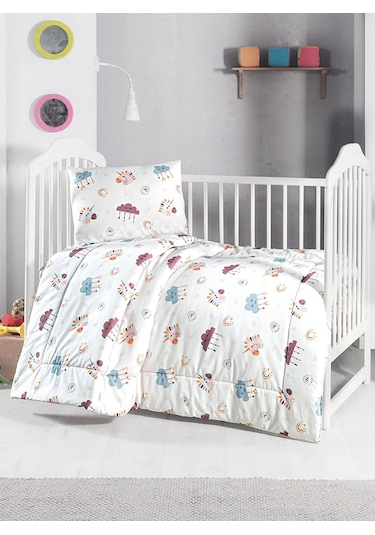 Menderes Home Lanotte Ranforce Bebe Nevresim Takımı Bulut