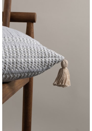 Koza Home Assos Gri Taş Yıkama Yastık 50x50 5040