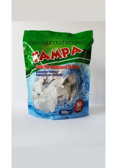 Tampa Bulaşık Makinesi Tableti 50 Adet 10'Lu Paket 500 Yıkama