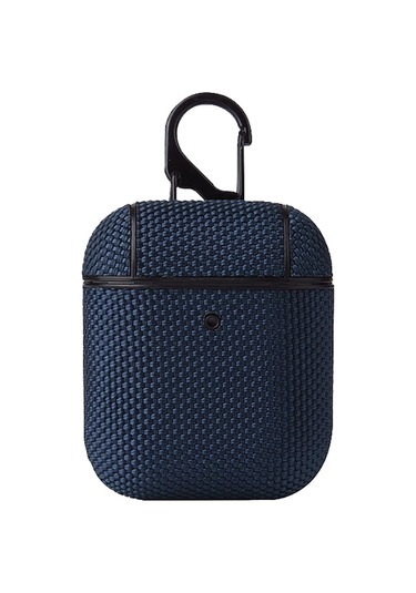 Airpods Uyumlu 1/2 İçin Kancalı İş Bezi Kulaklık Koruyucu Kılıf Mavi