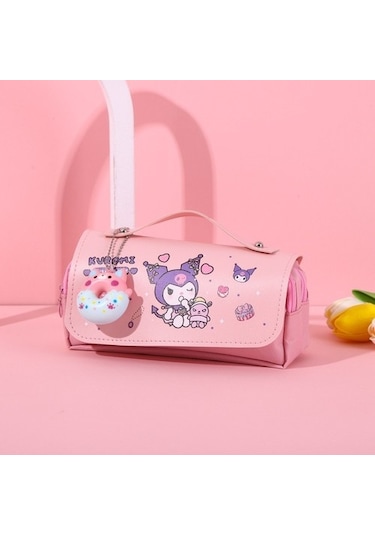 Romeo Mora Öğrencilere Yönelik Çok Işlevli, Büyük Kapasiteli, Stresi Azaltan Elde Taşınan Kırtasiye Malzemesi It0ul4 Açık Pembe