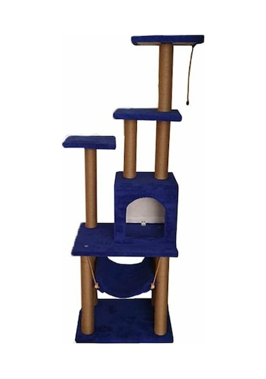 Pethomealpi Hamaklı Kedi Tırmalama Evi 140 CM