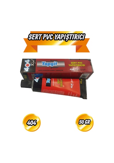 404 Sert Pvc Yapıştırıcı 50 Gr