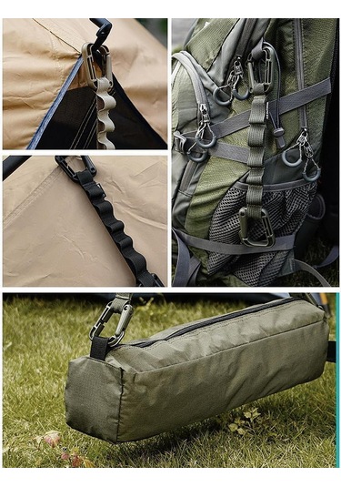 Dolıty 3x Seyahat Piknik Sırt Çantası İçin Tokalı Siyah Siyah