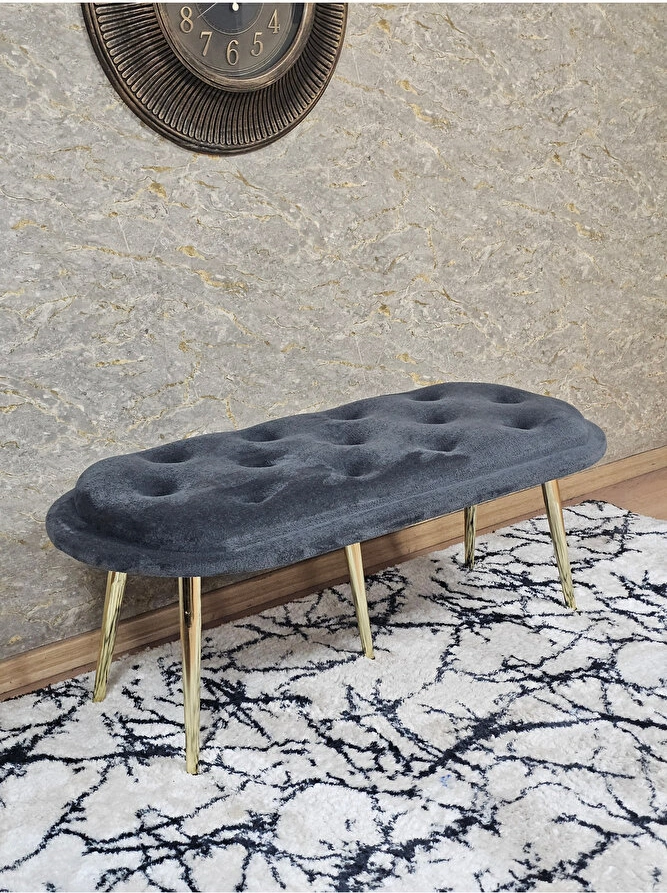 Ufo Oturak Bench - Gold Kaplama Sivriltme Ayak - Oturak - Bench - Çok Renkli