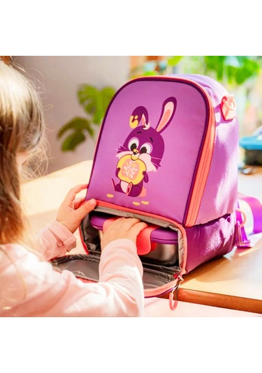 Maped Picnik Miniz Tavşan Figürlü Termoslu Beslenme Çantası 879002 Çok Renkli