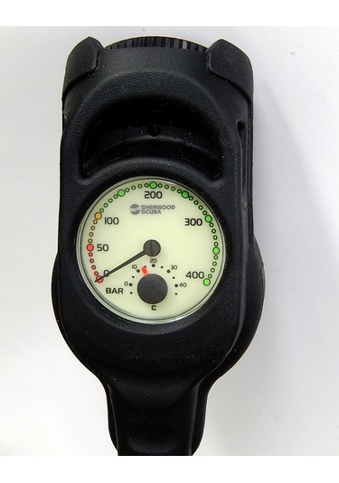 Sherwood Dalış Konsolu üçlü CG-360M Siyah