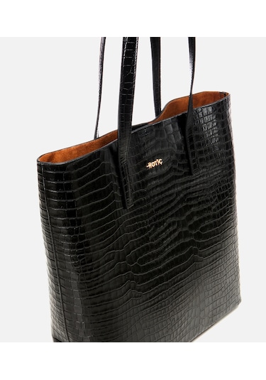 Hotiç Kadın Deri Siyah Çıkarılabilir Portföy Çantalı Tote Çanta 03cah310670a100 Siyah