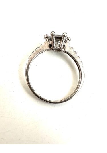 925 Ayar Parlak Gümüş Kadın Alyans Yüzük Sade Ve Şık Tasarım